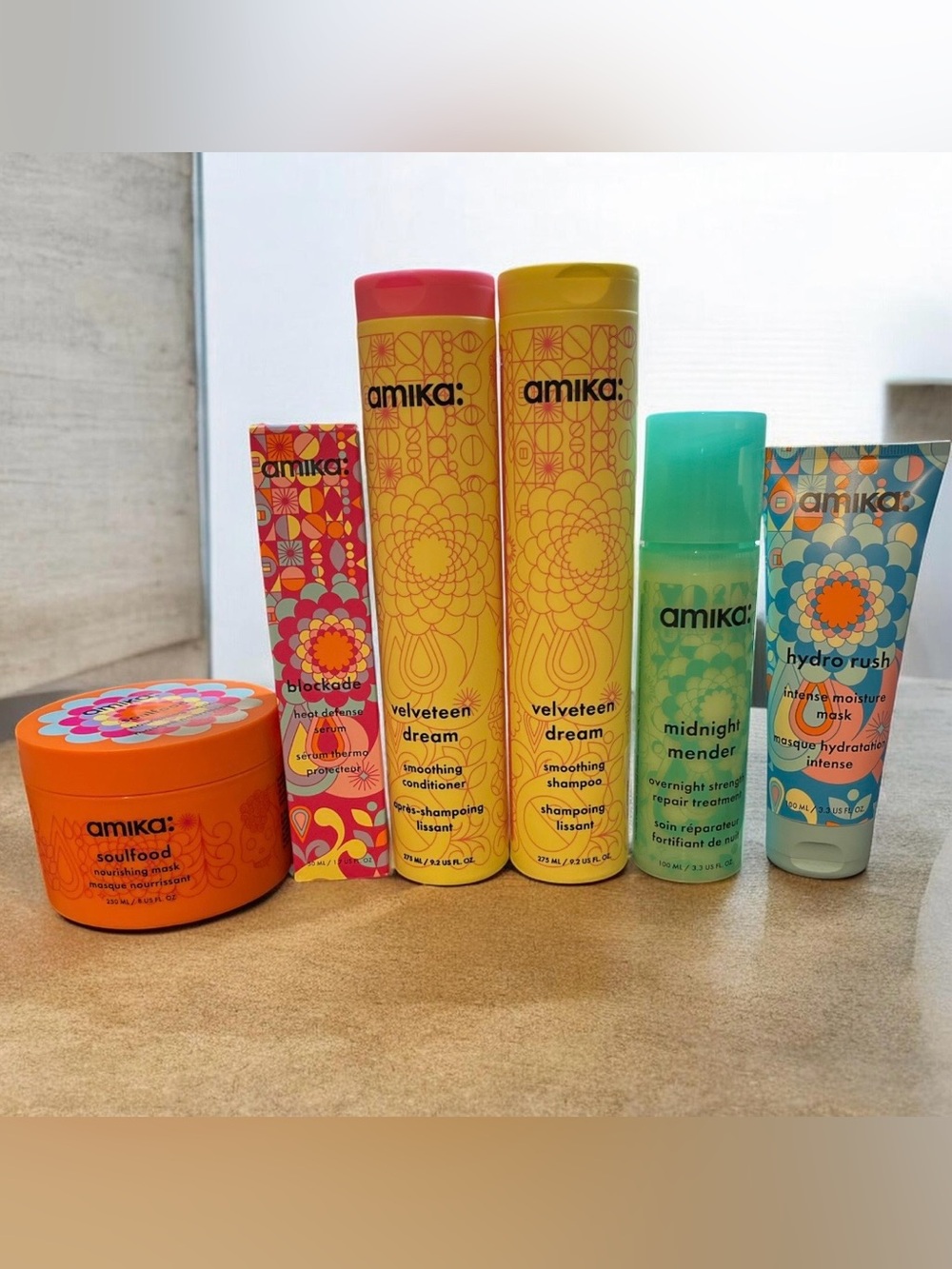 amika Multi-Product Hair Care Set